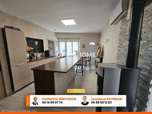 Maison à vendre 90 m2 - 5 pièces- 3 chambres- ROMAGNAT (63540)