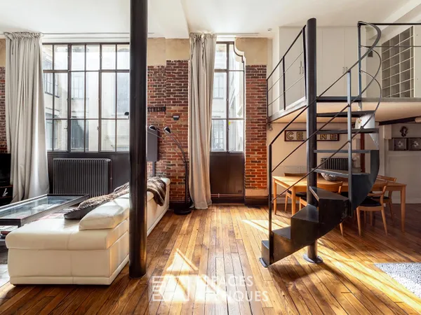Loft industriel de caractère au coeur de la rue Martel