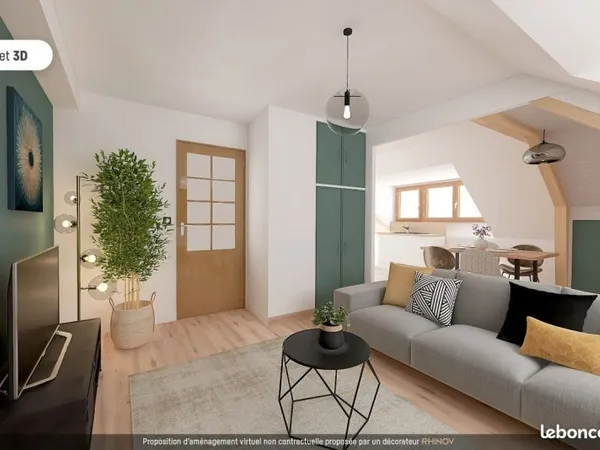 Appartement 3 pièces 72 m²
