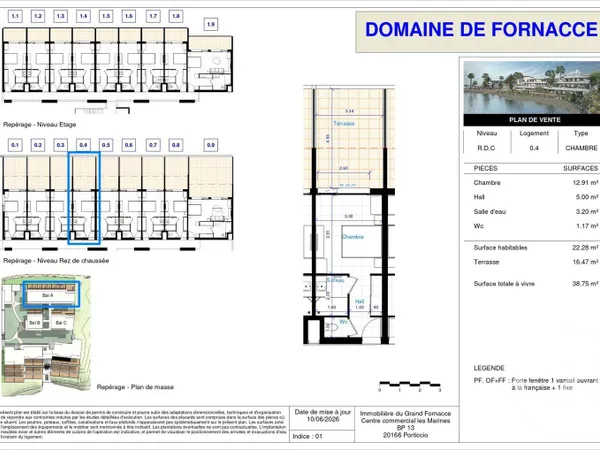 Appartement 1 pièce 22 m²