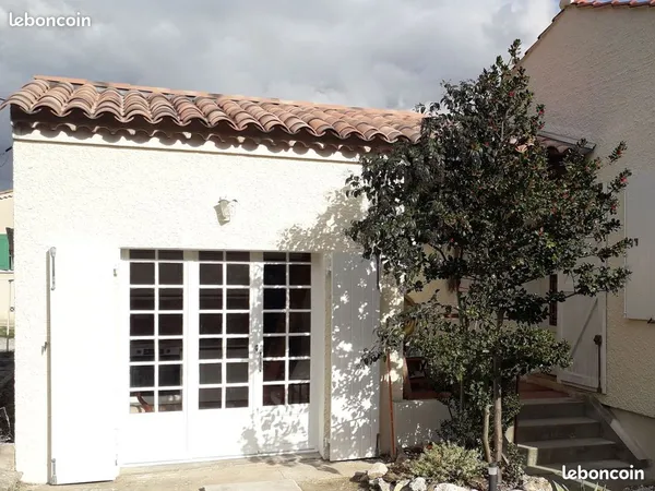 Appartement T2 + mezzanine + cave et jardin