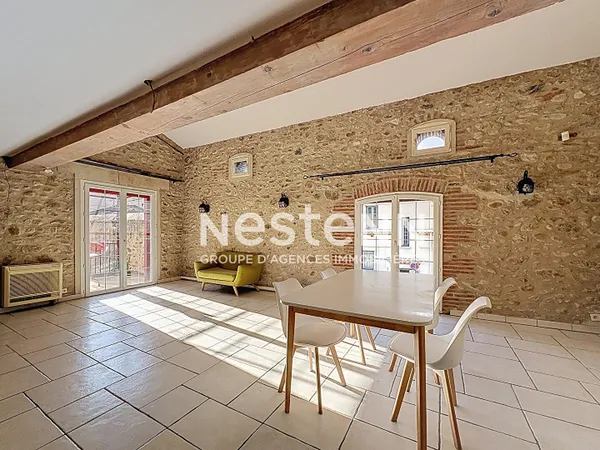 Argelès sur Mer : Belle maison en pierre rénovée, garage, terrasses et T2 indépendant