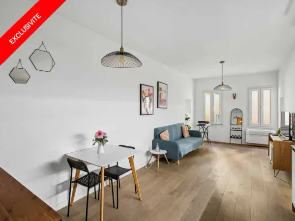 Grand studio meublé au coeur du Vieux Nice - Charme et confort moderne