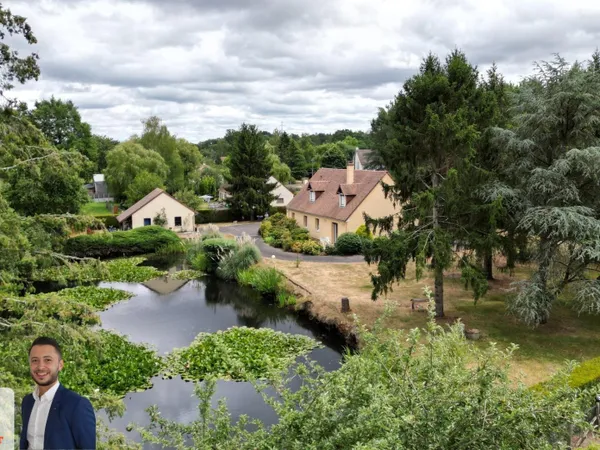 Propriété de charme avec logement indépendant et plan d'eau