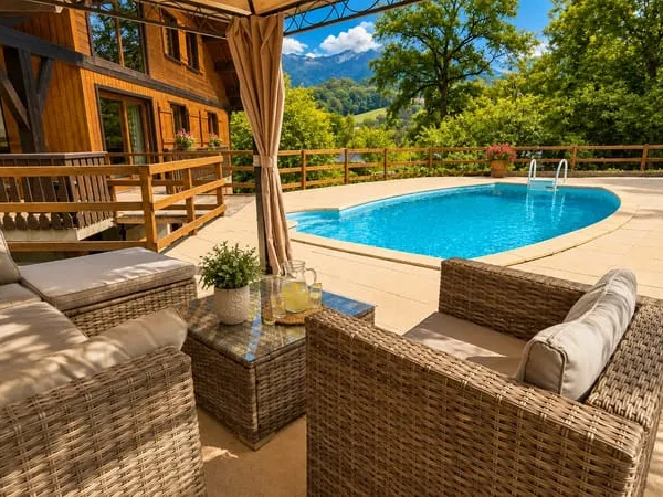 ANNECY / ARGONAY MAISON AVEC PISCINE CHAUFFÉE PARC PAYSA
