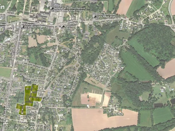 Terrain 296 m² Sainte Anne D Auray