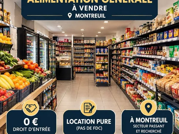 Local 30 m² MONTREUIL