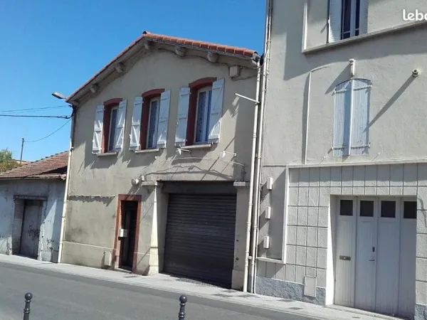 Vente local commercial + appartement