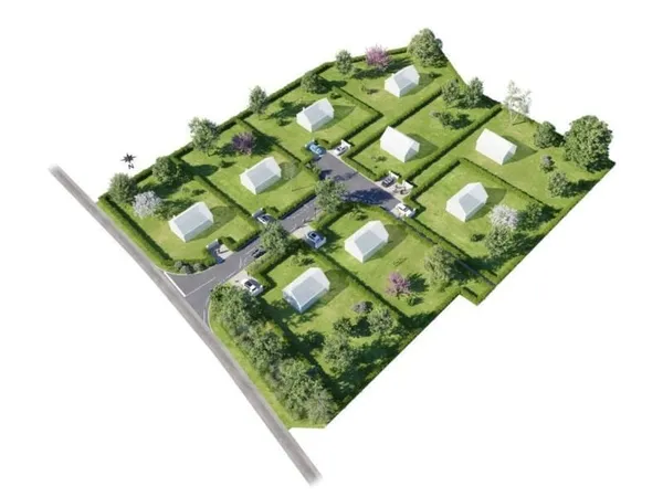 Terrain 860 m²