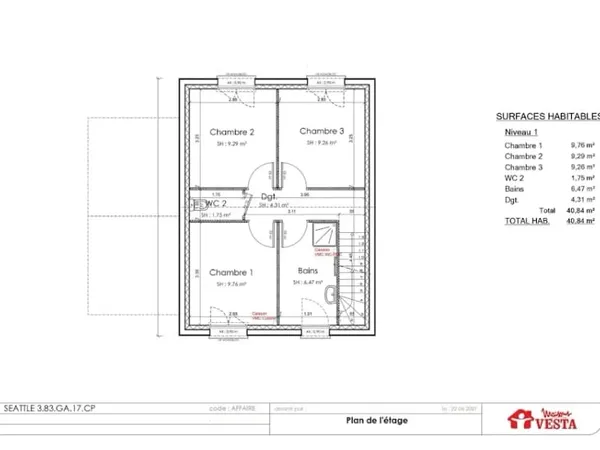Maison neuve 4 pièces 81 m²