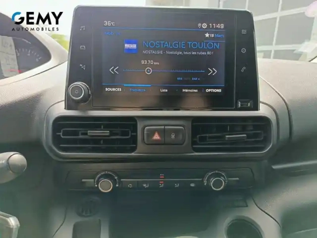 Peugeot Partner fourgon standard 650 kg puretech 110 s&amp;s bvm6 — photo 13