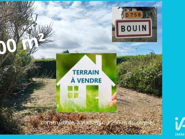Terrain 500 m²