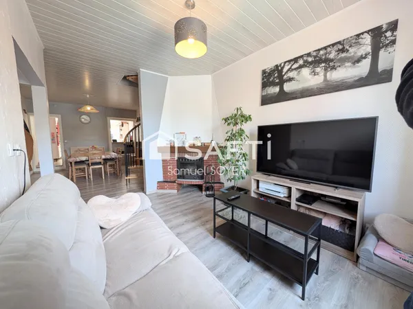 MAISON 3 CHAMBRES, GARAGE, JARDIN