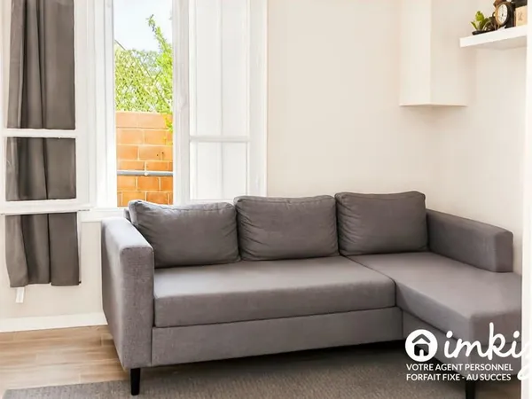 Appartement 2 pièces avec calme, loué
