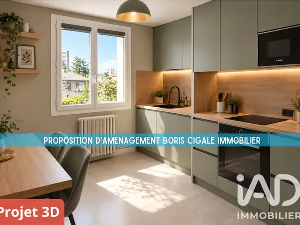 Appartement 3 pièces 53 m²