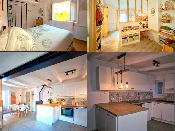 À louer ou en colocation - Charmante maison de village rénovée au coeur d'Éguilles