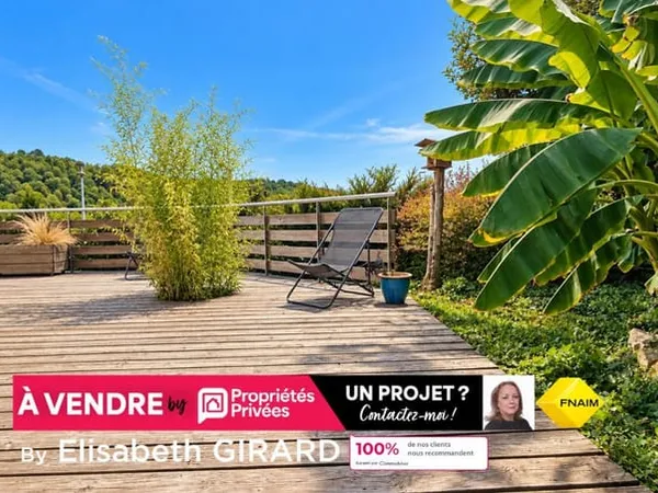 Secteur AVANNE-AVENEY proche accès CHU BESANCON Châteaufarine-Maison contemporaine 4 chambres avec v
