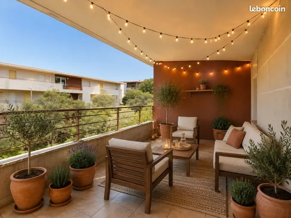Appartement (Hôpitaux-Facultés) de 49 m² avec grande terrasse et parking fermé