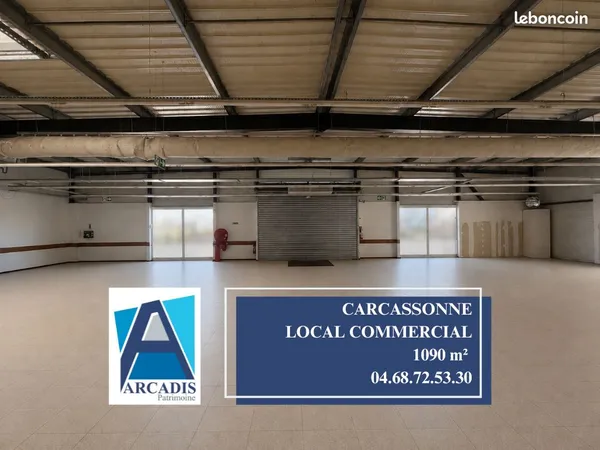 Local commercial 1090 m² CARCASSONNE