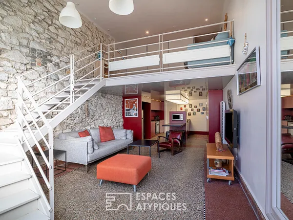 Une ancienne imprimerie transformée en duplex contemporain