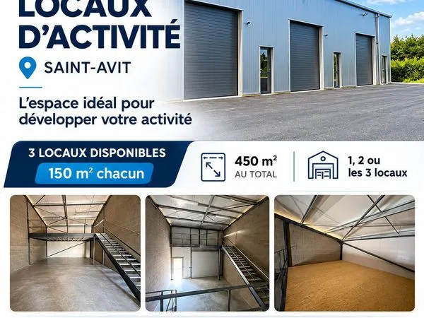 Local 450 m² Mont-de-Marsan