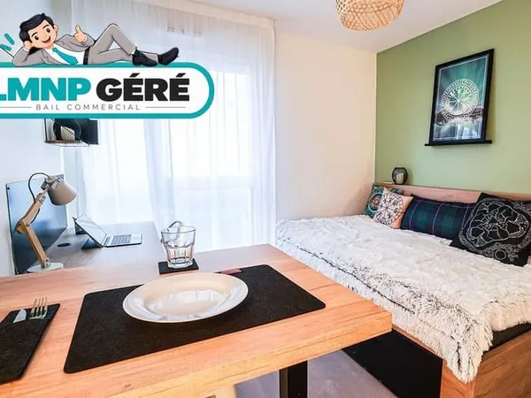 Studio étudiant - investissement LMNP géré - idéal investisseur