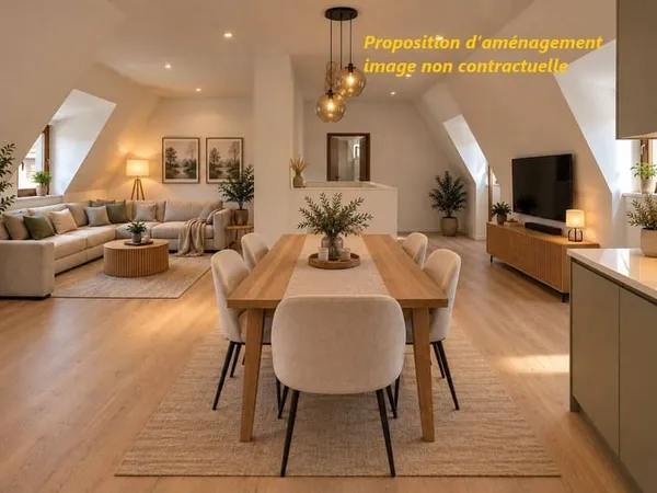 Duplex 3 pièces 90 m²