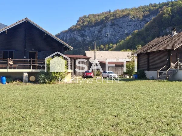Chalet bois en rondin de type fuste de 67m²