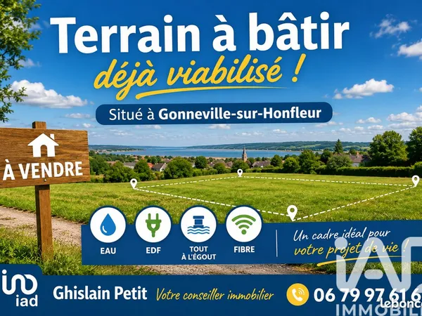 Terrain 2925 m² Gonneville-sur-Honfleur