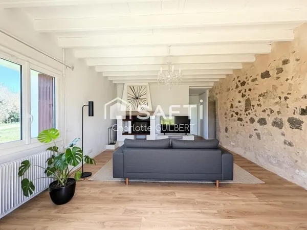 Maison 3 chambres jardin et Gite à rénover