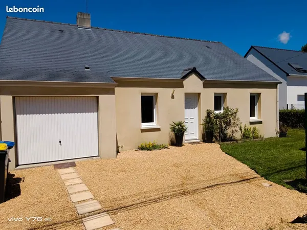 MAISON 87 M², plain-pied non mitoyenne, proche St Nazaire