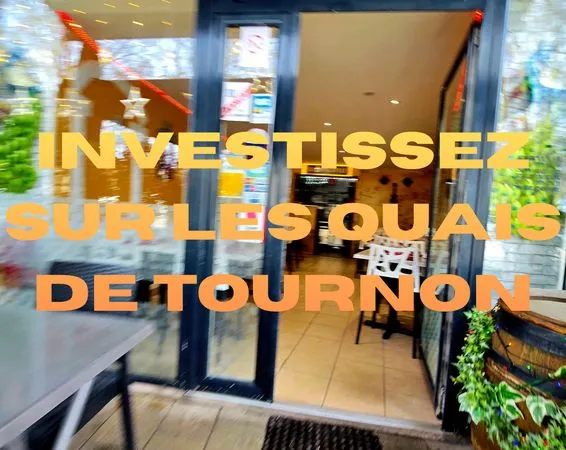 ⭐ à saisir rapidement fonds de commerce - restaurant traditionnel de 80 m² sur les quais de tournon-