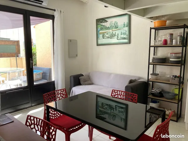 Canet plage maison terrasse parking