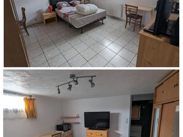 Chambre avec salle de bain