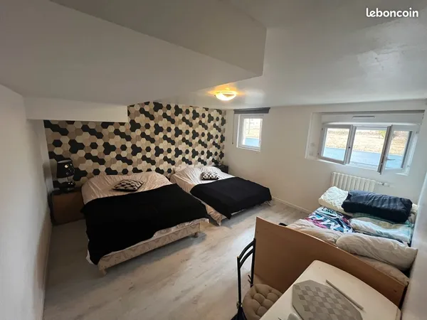 56m² pour deux, 295/pers - Location étudiante - Les Sorinières