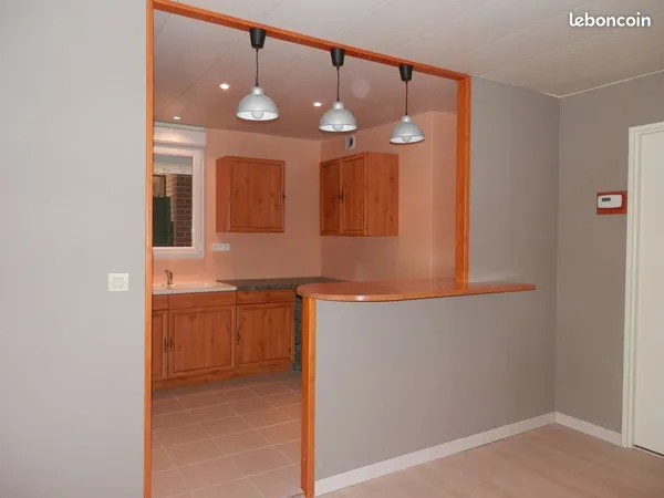 Location appartement T2 en Rez-de-Chaussée avec Jardin
