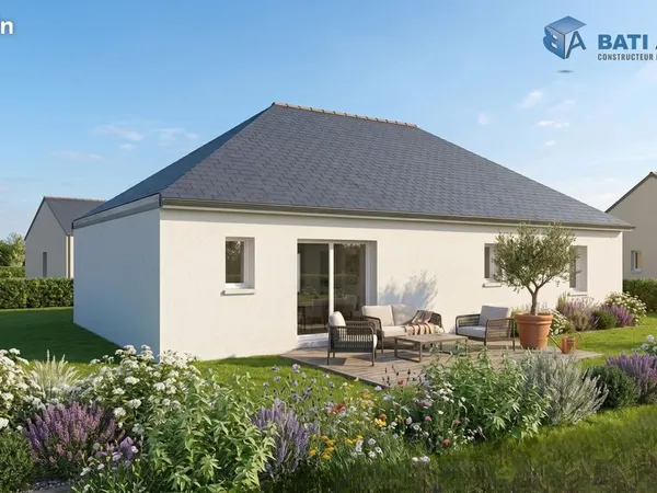 Projet de construction d'une maison 84 m² avec terrain à AHUILLE (53)