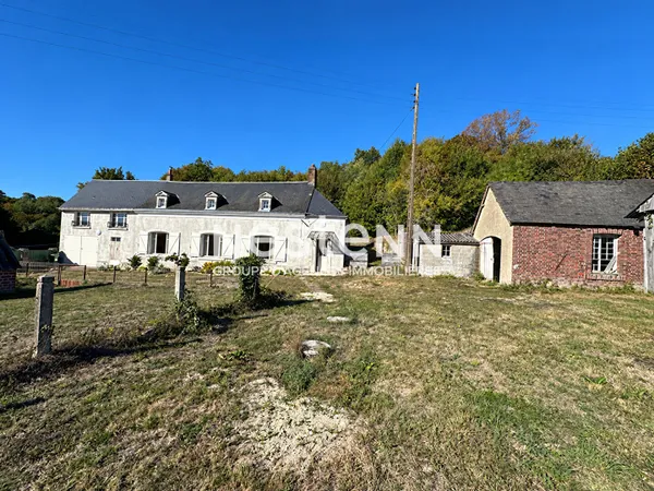 Vente charmante longère de 100.28 m² avec dépendances, jardin et bois à Pruillé-L'Eguillé (72150)