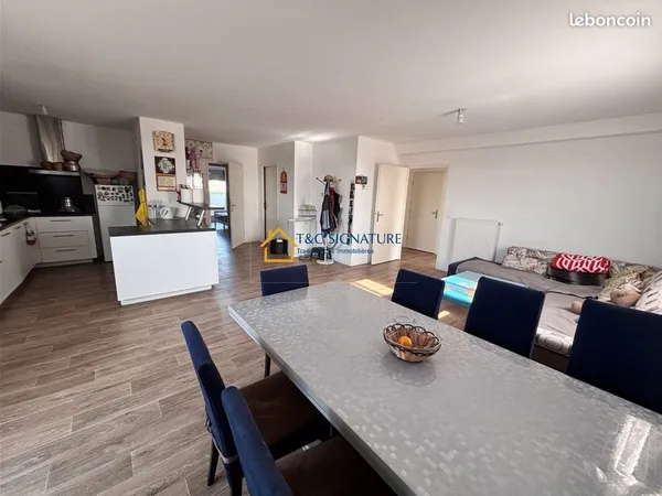 Appt - 4 pièces - 99m² - garage - étage 5/5 - quartier Flocon/Blanche Porte