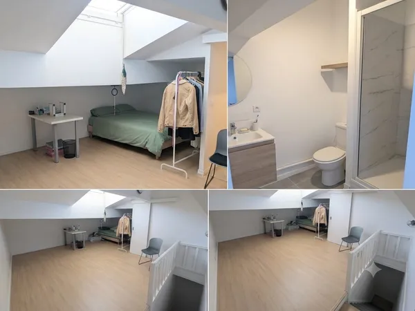 Loue chambre en colocation dans appartement - 60m²