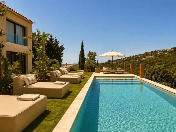 VILLA CONTEMPORAINE AVEC JOLIE VUE MER 4/5 CHAMBRES PISCINE ET
