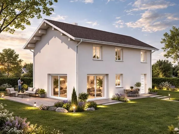Maison Chêne en Semine 74270 100m2 avec Jardin