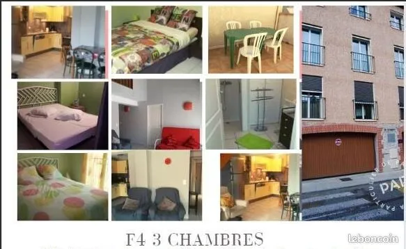 Chambre colocation étudiante F4 centre village