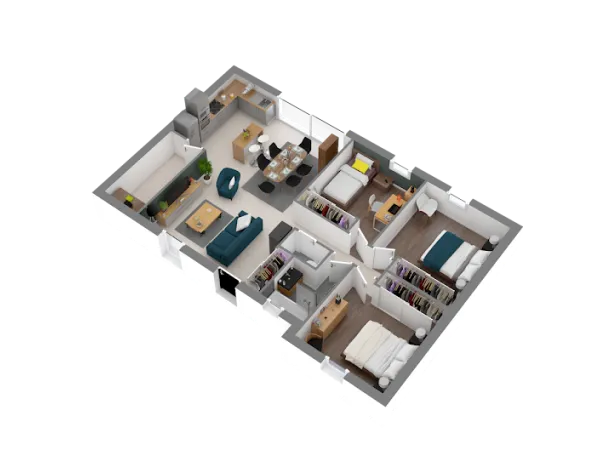 Maison neuve 4 pièces 82 m²