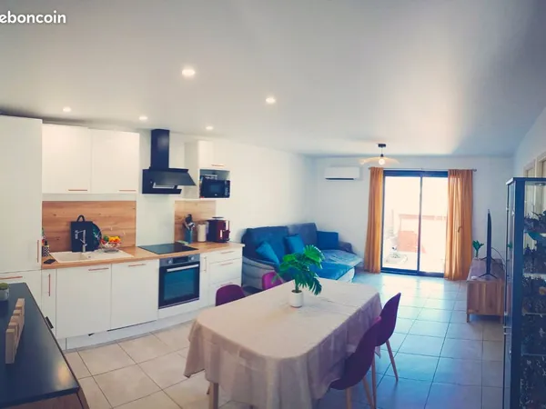 Maison Villa de Plain Pied a Vingrau Proche Perpignan 2023 sur 3 Façes