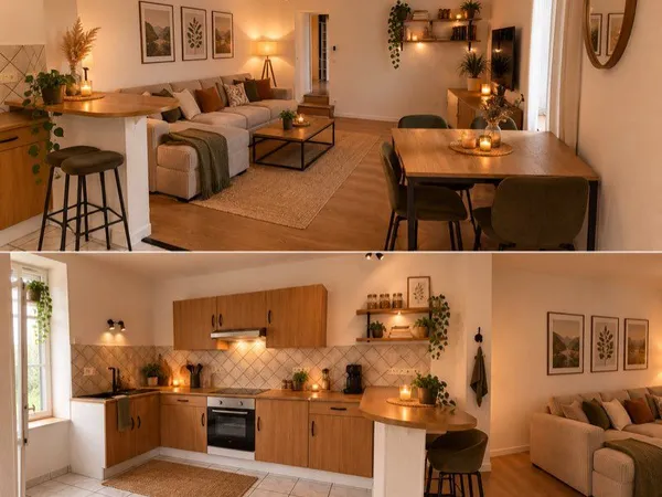 À LOUER - Appartement T2 fraîchement rénové avec jardin privatif - Auzat-la-Combelle (63570)