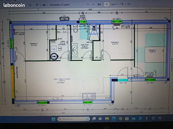 A louer maison de 2025 norme re2020 3 chambres avec terrain sans garage