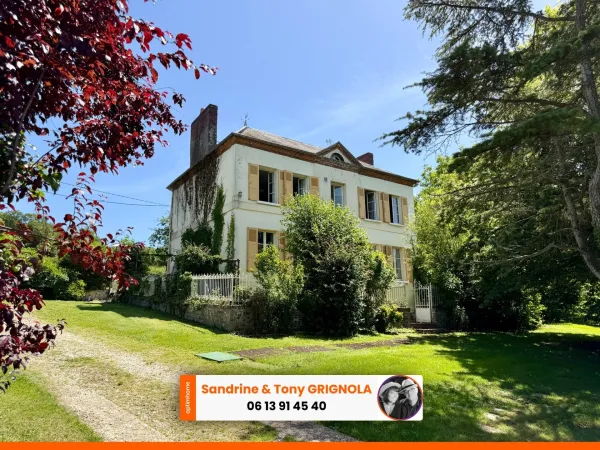 MAISON DE MAÎTRE - 5 CHAMBRES -DEPENDANCE AVEC GARAGE - VUE DÉGAGÉE SUR LA VALLÉE - ENTRE FERVAQUES 