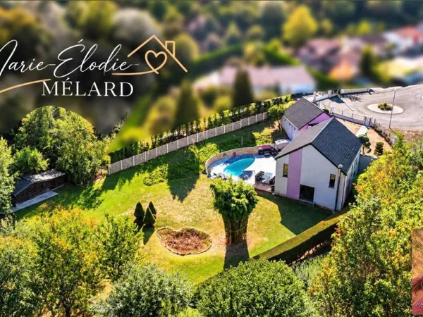 MAISON D'ARCHITECTE - 217 m² - 5 CHAMBRES -1BUREAU - PISCINE CHAUFFÉE - 16,16 ARES