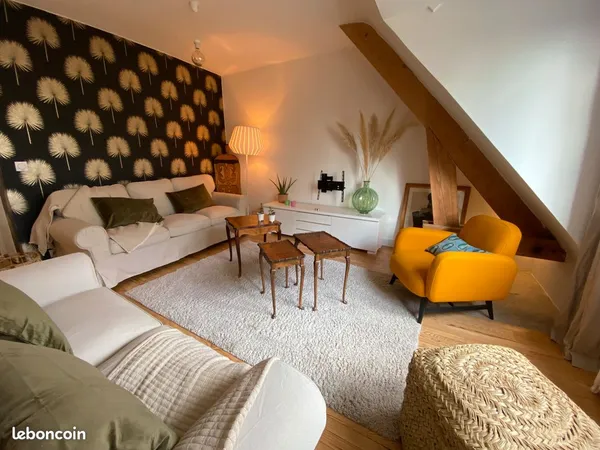 Caen centre, magnifique appartement meublé - 84 m2